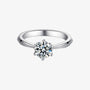 The Solvienne Moissanite Solitaire Ring - Chantal Vaulet