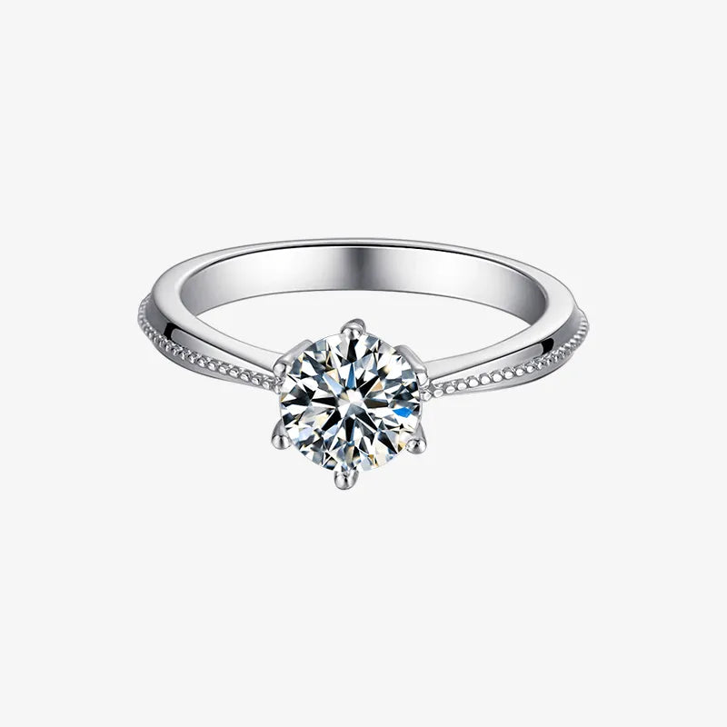 The Solvienne Moissanite Solitaire Ring - Chantal Vaulet