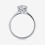 The Sylvessa 1CT Round-Cut Moissanite Ring - Chantal Vaulet