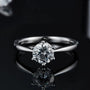 The Sylvessa 1CT Round-Cut Moissanite Ring - Chantal Vaulet