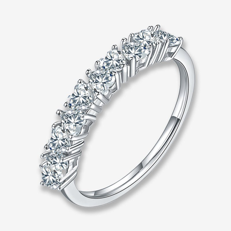The Valeria – Moissanite Eternity Band - Chantal Vaulet