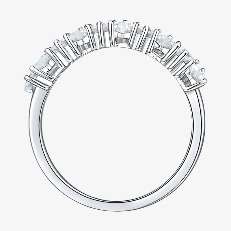 The Valeria – Moissanite Eternity Band - Chantal Vaulet
