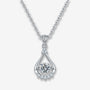 The Valessia Moissanite Dancing Teardrop Necklace - Chantal Vaulet