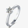 The Valoria – Moissanite Solitaire Ring 0.5CT - Chantal Vaulet