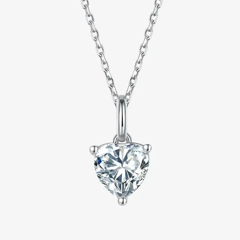 The Velanisse Moissanite Heart Necklace - Chantal Vaulet