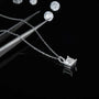 The Velisara Moissanite Princess Necklace - Chantal Vaulet