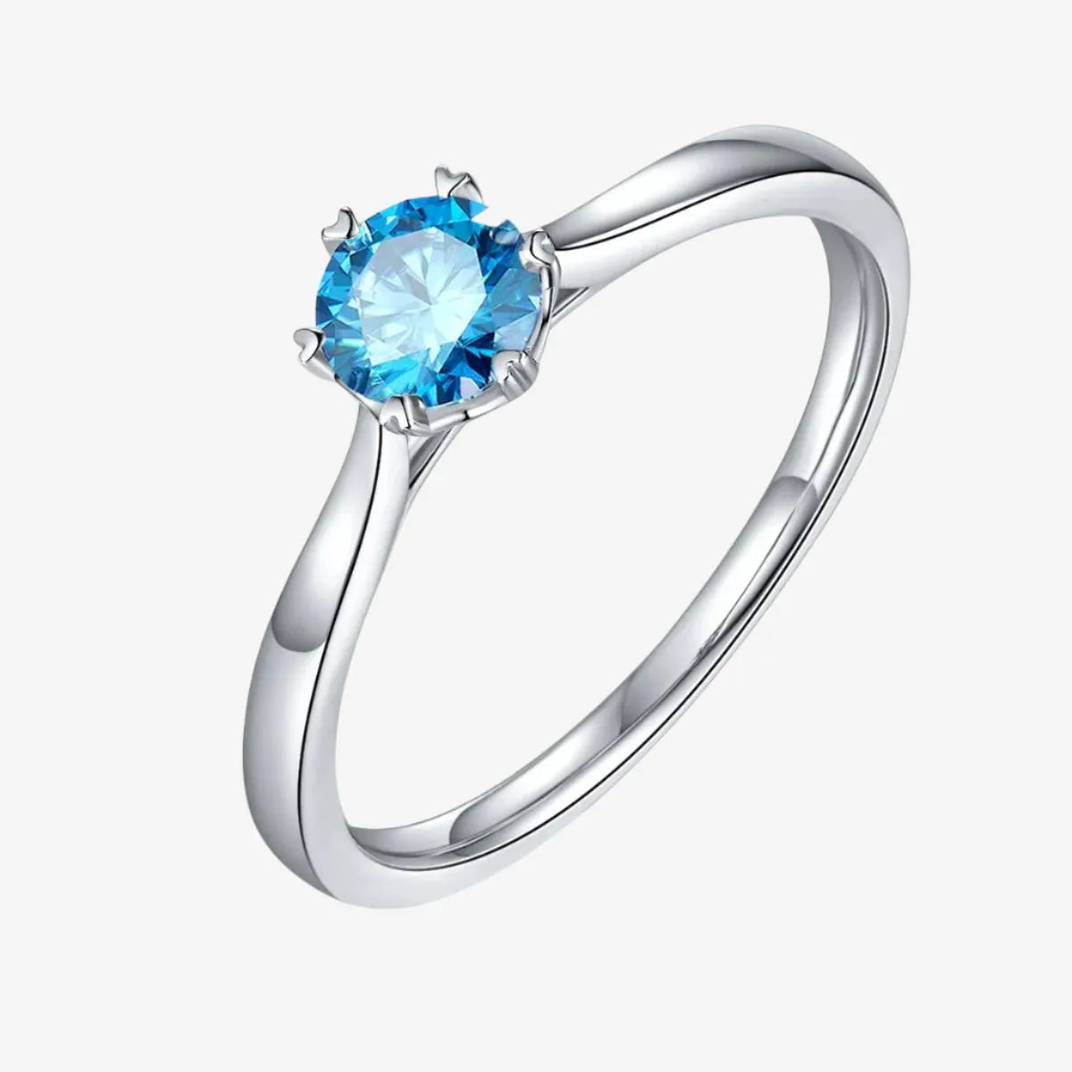 The Veradia 0.5CT Round-Cut Moissanite Ring - Chantal Vaulet