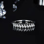 The Vespera – Moissanite Half-Eternity Band 1CT - Chantal Vaulet