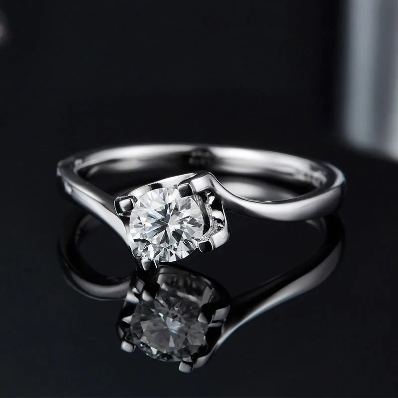 Shop The Virella 0.5CT Round-Cut Moissanite Ring today at Chantal Vaulet. Discover stunning jewelry collections, crafted for style and brilliance.