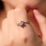 The Virella 0.5CT Round-Cut Moissanite Ring - Chantal Vaulet