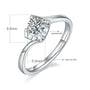 The Virella 0.5CT Round-Cut Moissanite Ring - Chantal Vaulet