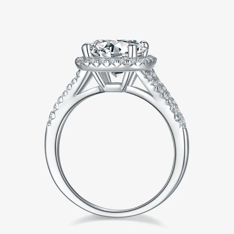 The Zafira Round-Cut Moissanite Ring - 1.5 CT, 2.0CT or 3.0CT - Chantal Vaulet