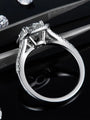 The Zalenka 3CT Round-Cut Moissanite Ring - Chantal Vaulet