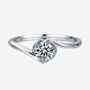 Shop The Zarela Round-Cut Moissanite Ring - 0.5CT or 1.0CT today at Chantal Vaulet. Discover stunning jewelry collections, crafted for style and brilliance.