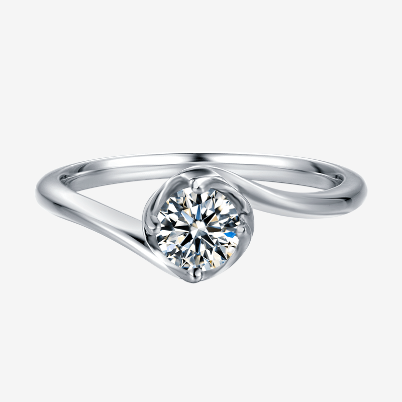 Shop The Zarela Round-Cut Moissanite Ring - 0.5CT or 1.0CT today at Chantal Vaulet. Discover stunning jewelry collections, crafted for style and brilliance.
