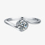 The Zarela Round-Cut Moissanite Ring - 0.5CT or 1.0CT - Chantal Vaulet