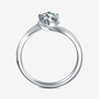 Shop The Zarela Round-Cut Moissanite Ring - 0.5CT or 1.0CT today at Chantal Vaulet. Discover stunning jewelry collections, crafted for style and brilliance.