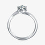 The Zarela Round-Cut Moissanite Ring - 0.5CT or 1.0CT - Chantal Vaulet