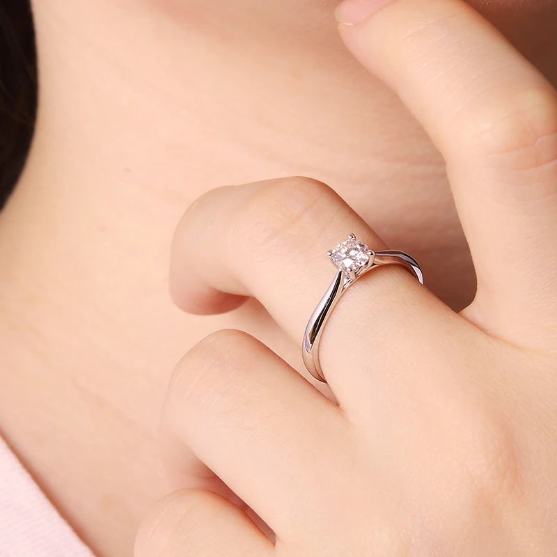 Shop The Zarelle 0.5CT Round-Cut Moissanite Ring today at Chantal Vaulet. Discover stunning jewelry collections, crafted for style and brilliance.