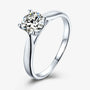 The Zarelle 0.5CT Round-Cut Moissanite Ring - Chantal Vaulet
