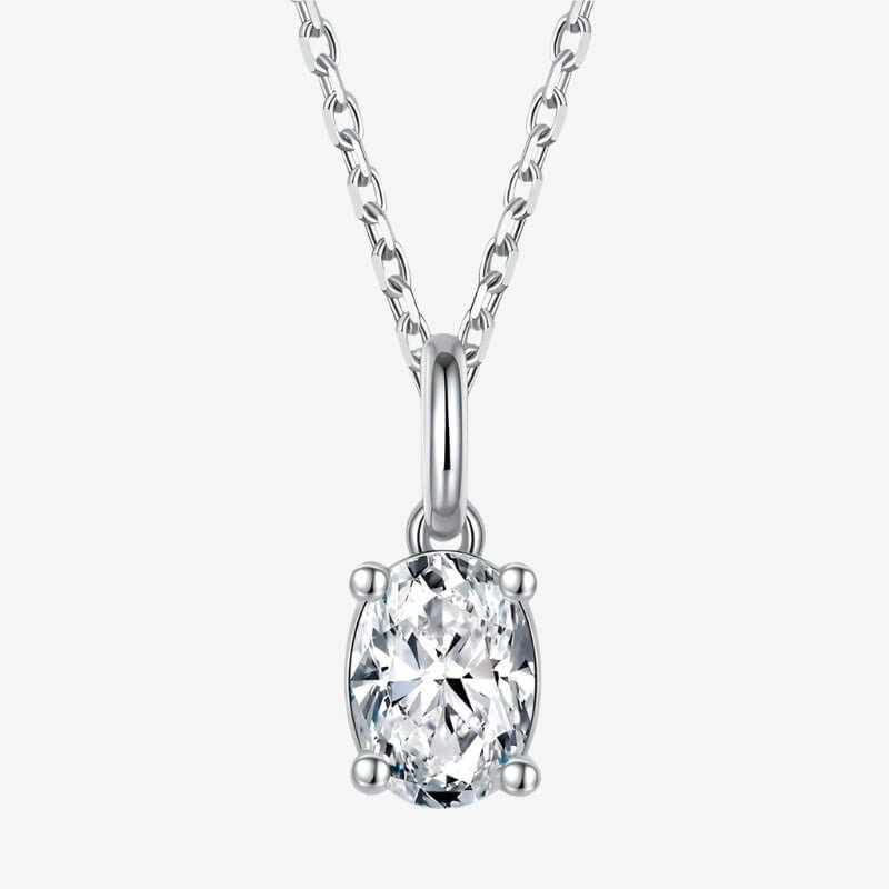 The Zaylora Moissanite Solitaire Necklace - Chantal Vaulet