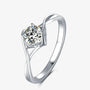 The Zorielle 0.5CT Round-Cut Moissanite Ring - Chantal Vaulet