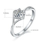 The Zorielle 0.5CT Round-Cut Moissanite Ring - Chantal Vaulet