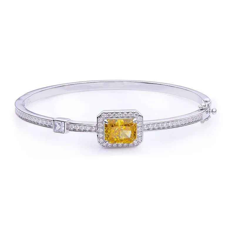 The Zoryelle Radiant Gemstone Bangle - Chantal Vaulet