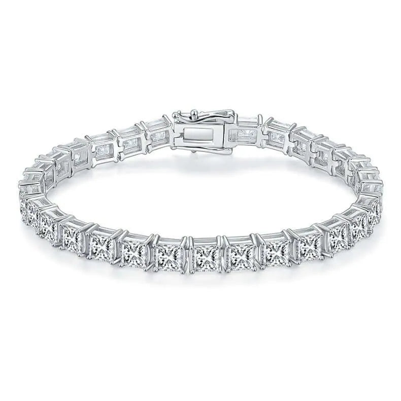 The Étoilelle Moissanite Princess Tennis Bracelet - Chantal Vaulet