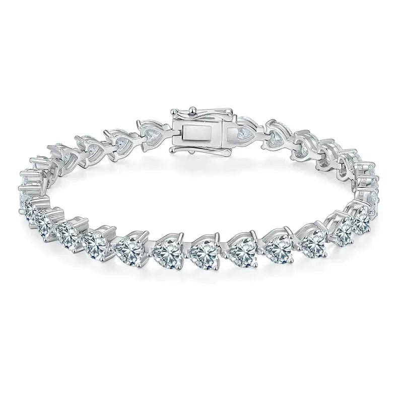 Eärwen’s Heart Moissanite Tennis Bracelet ❤️✨ BRACELET by Chantal Vaulet