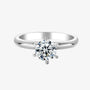 Elowen Moissanite Solitaire Ring – 1.0ct RING by Chantal Vaulet