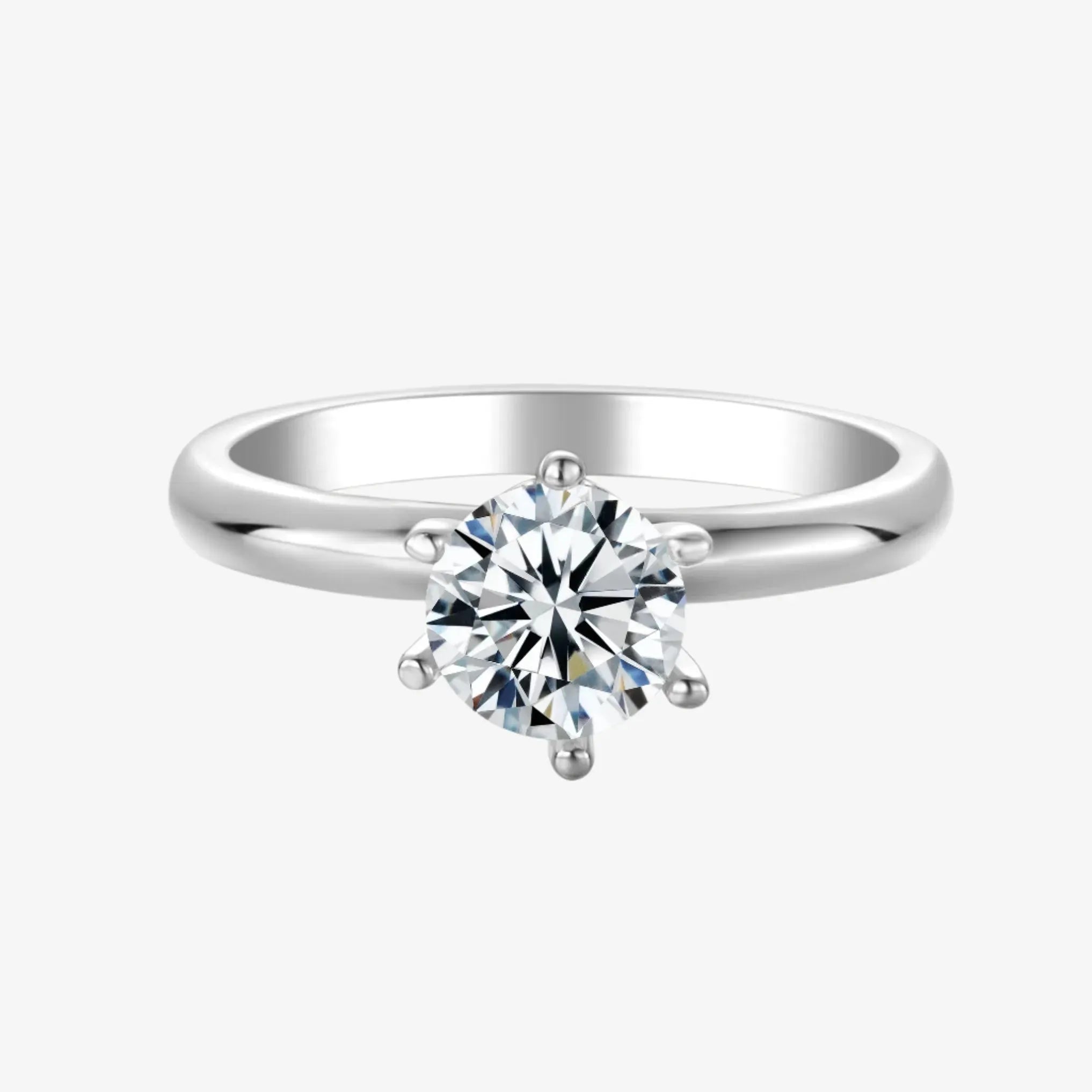 Elowen Moissanite Solitaire Ring – 1.0ct RING by Chantal Vaulet