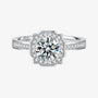 The Orliana Moissanite Halo Ring RING by Chantal Vaulet