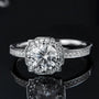 The Orliana Moissanite Halo Ring RING by Chantal Vaulet