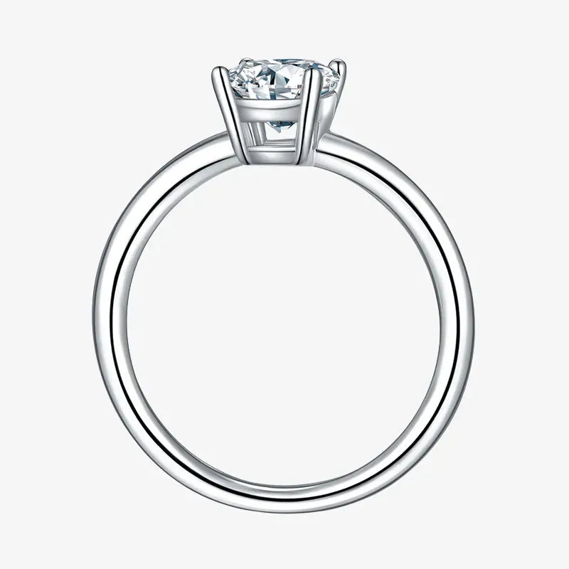 Evania - 1.0CT Moissanite Solitaire Ring RING by Chantal Vaulet