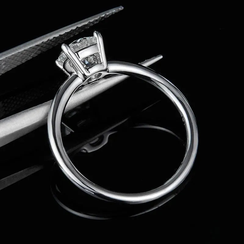 Evania - 1.0CT Moissanite Solitaire Ring RING by Chantal Vaulet