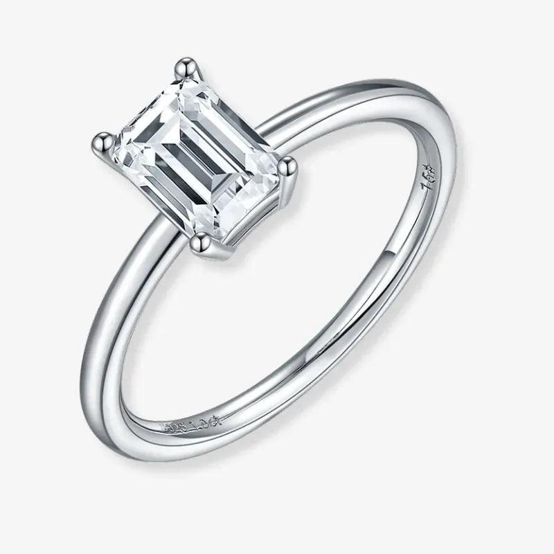 Lyra – Moissanite Solitaire Ring 1.0CT RING by Chantal Vaulet