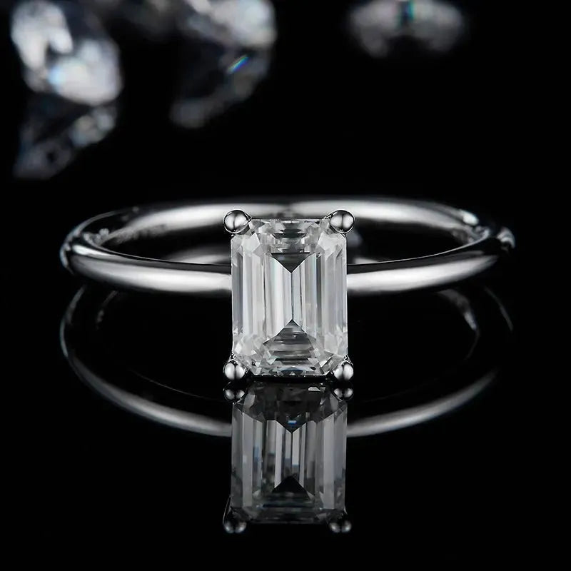 Lyra – Moissanite Solitaire Ring 1.0CT RING by Chantal Vaulet