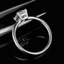 Elegant 1.0CT Moissanite solitaire ring in 925 sterling silver, perfect for engagement or wedding 💍✨ #AmazingValue
