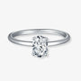 Lyric - Moissanite 1.0CT Oval Solitaire Ring RING by Chantal Vaulet