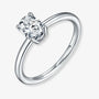 Lyric - Moissanite 1.0CT Oval Solitaire Ring RING by Chantal Vaulet