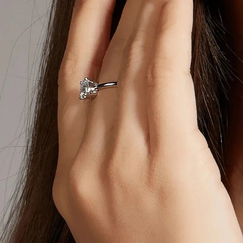 Lyric - Moissanite 1.0CT Oval Solitaire Ring RING by Chantal Vaulet