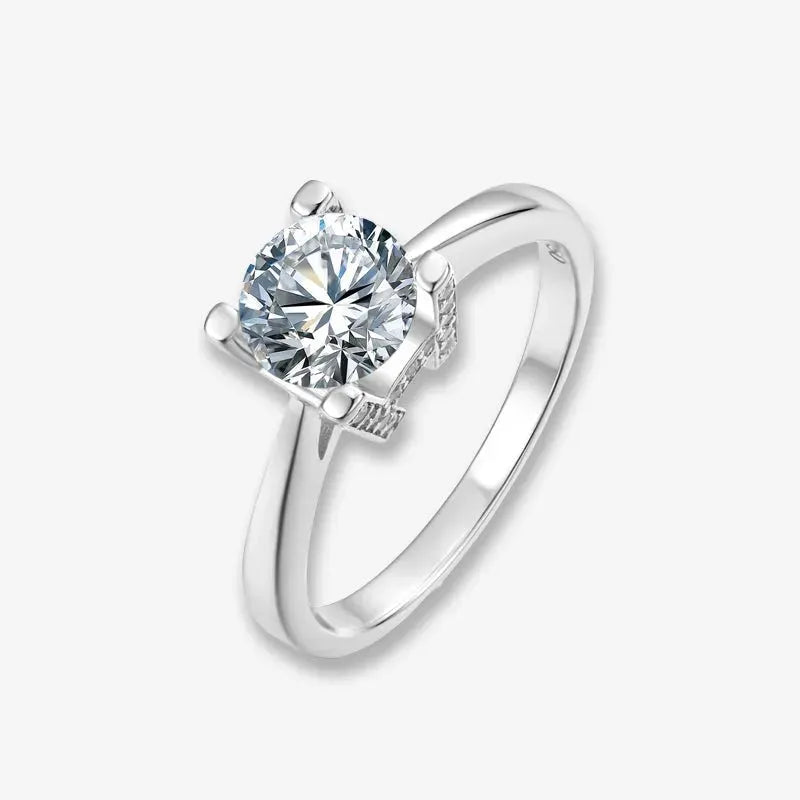 Marcella Moissanite Solitaire Ring - 1.0ct RING by Chantal Vaulet
