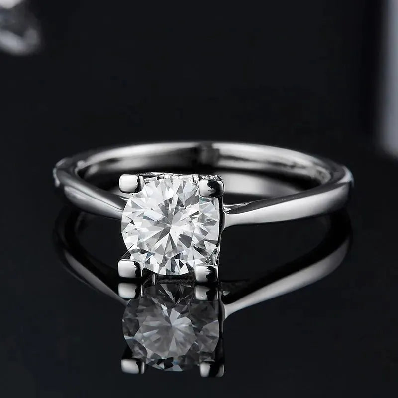 Marcella Moissanite Solitaire Ring - 1.0ct RING by Chantal Vaulet