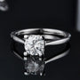 Marcella Moissanite Solitaire Ring 💍 - 1.0ct brilliance, perfect for engagement or wedding! Amazing value! ✨