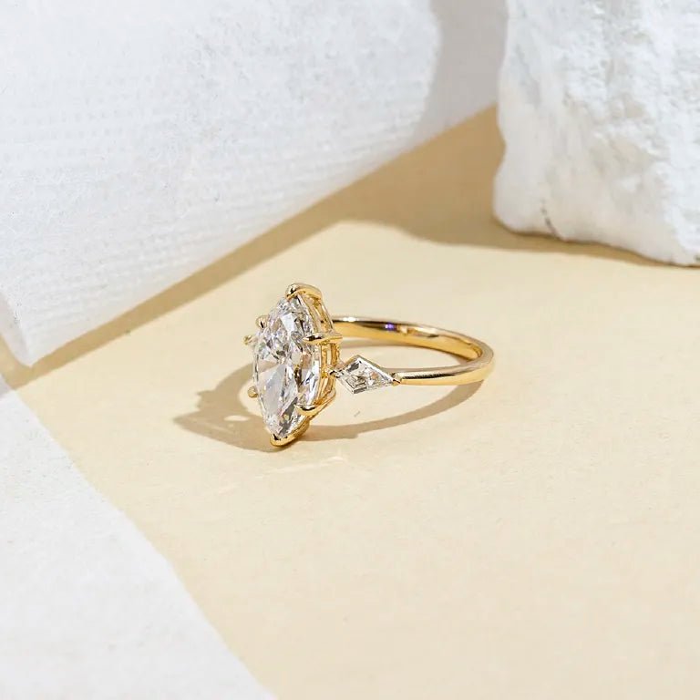 Marquise Cut Engagement Ring 2CT - RING - Chantal Vaulet