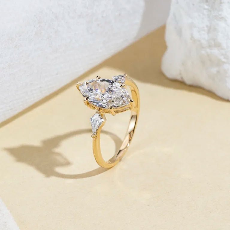 Marquise Cut Engagement Ring 2CT - RING - Chantal Vaulet