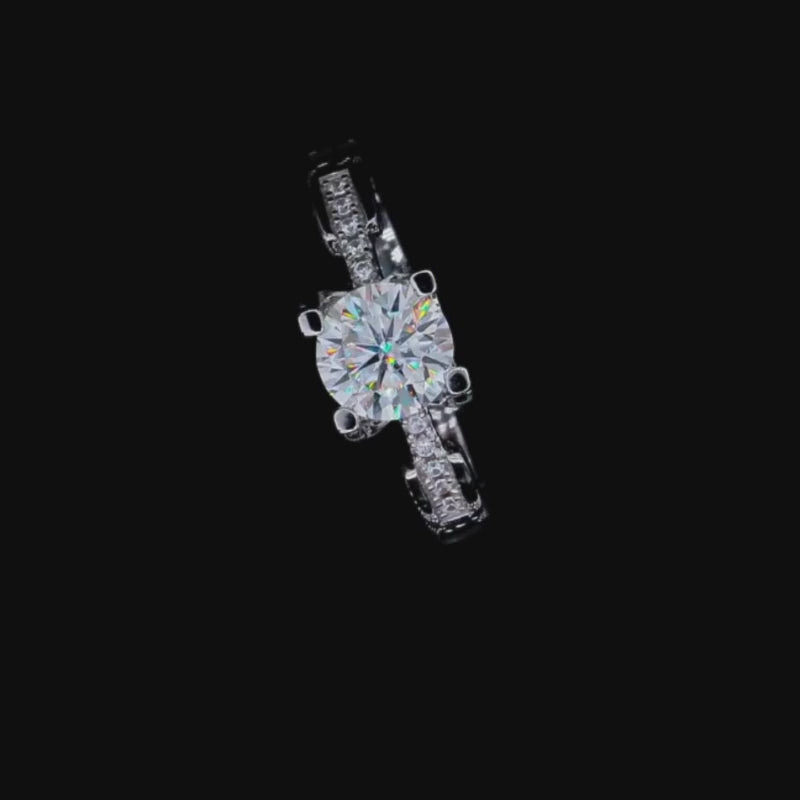 The Celestara Moissanite ring 💍✨ – 1.0CT brilliance for engagement or wedding, an amazing value!