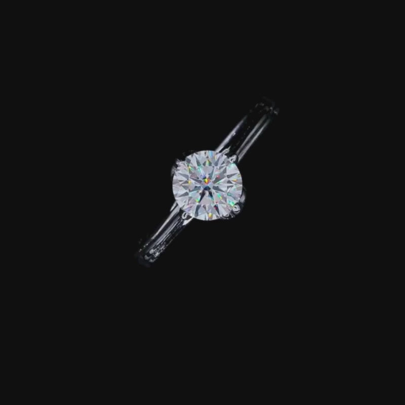 💍 Stunning Calivara 1CT Moissanite Ring with round-cut brilliance for engagement & wedding. Amazing value! 💎✨
