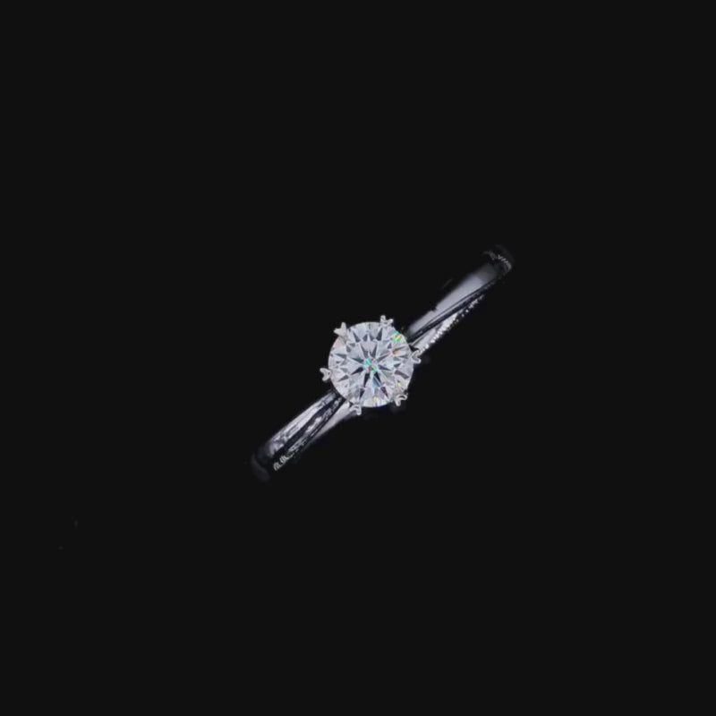 Shop The Veradia 0.5CT Round-Cut Moissanite Ring today at Chantal Vaulet. Discover stunning jewelry collections, crafted for style and brilliance.
